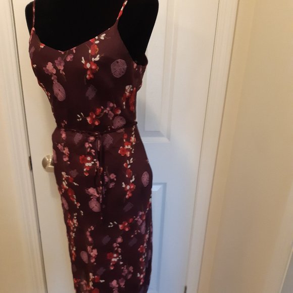 Purple Floral Dress - Picture 1 of 10
